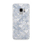 Blue Seashell Pattern Samsung Galaxy S9 Case
