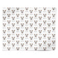 Border Collie Icon with Name Personalised Wrapping Paper Alternative