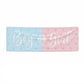 Boy or Girl Gender Reveal 3x1 Paper Banner