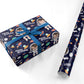 Boys Photo Face Astronaut Personalised Wrapping Paper