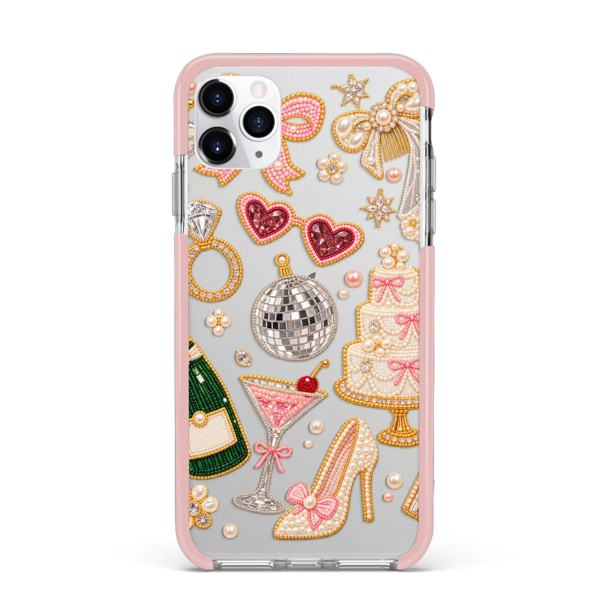Bridal Afterparty iPhone 11 Pro Max Impact Pink Edge Case