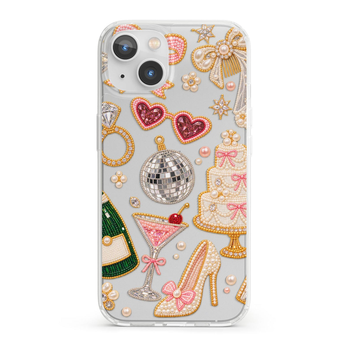 Bridal Afterparty iPhone 13 Clear Bumper Case