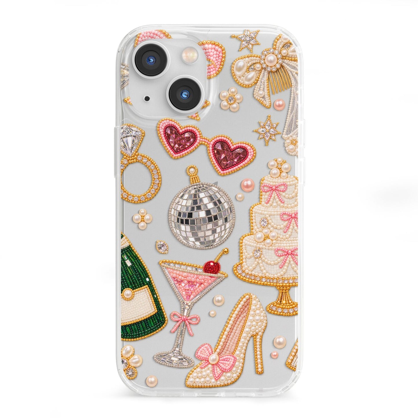 Bridal Afterparty iPhone 13 Mini Clear Bumper Case