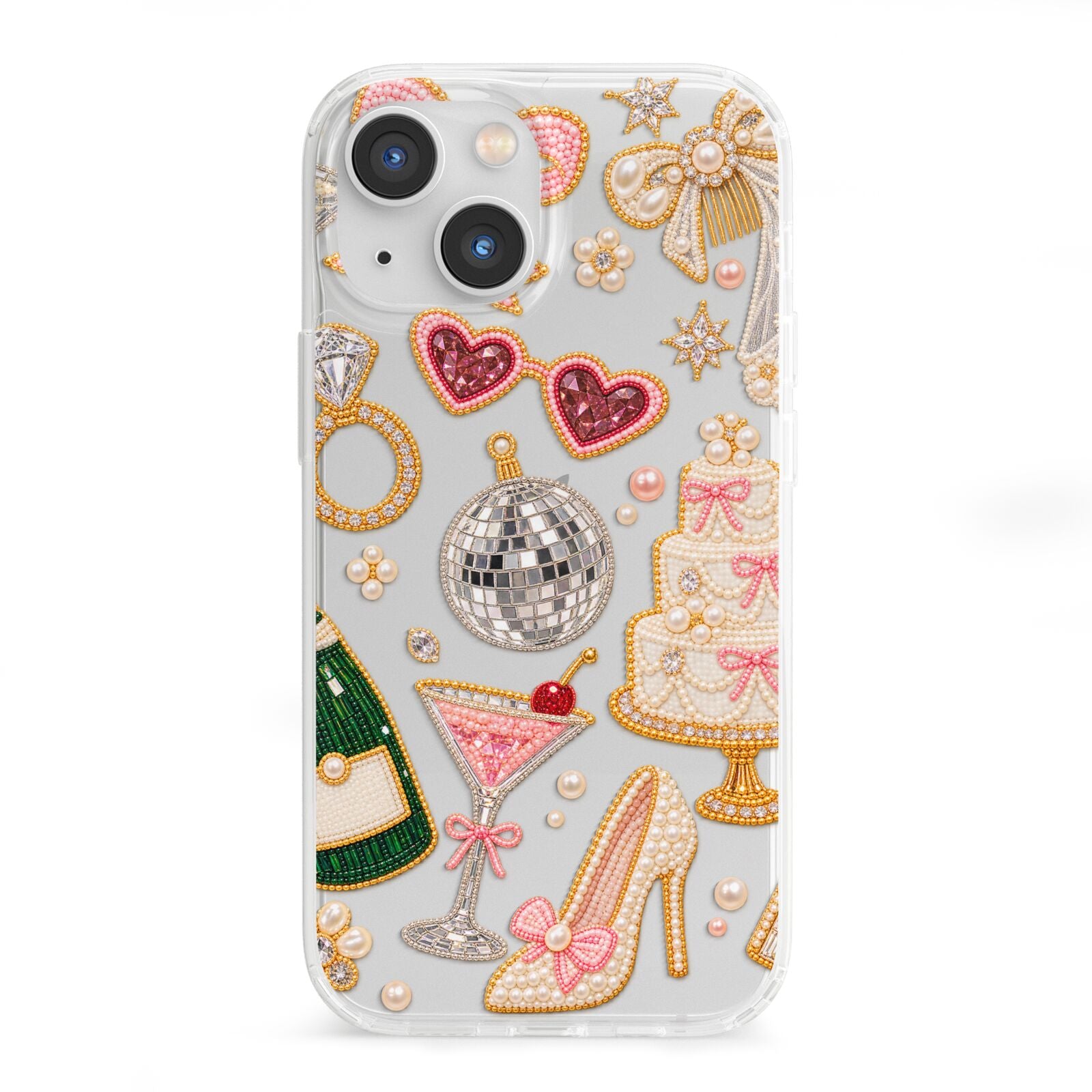 Bridal Afterparty iPhone 13 Mini Clear Bumper Case