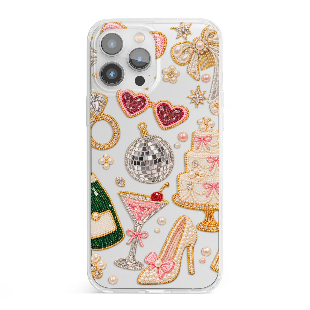 Bridal Afterparty iPhone 13 Pro Max Clear Bumper Case