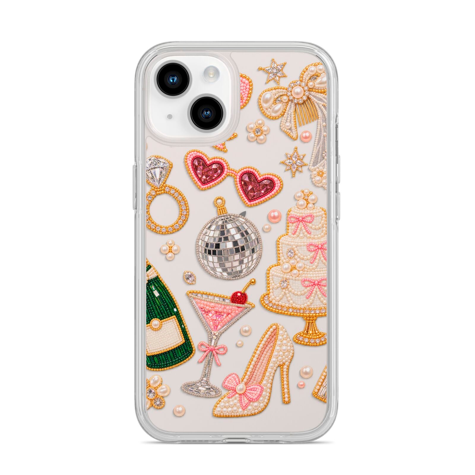 Bridal Afterparty iPhone 14 Clear Tough Case Starlight