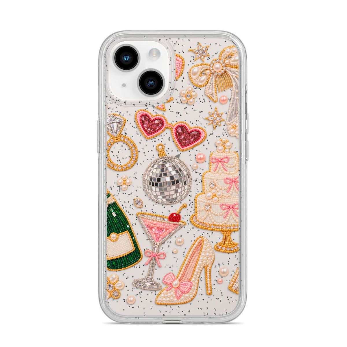 Bridal Afterparty iPhone 14 Glitter Tough Case Starlight