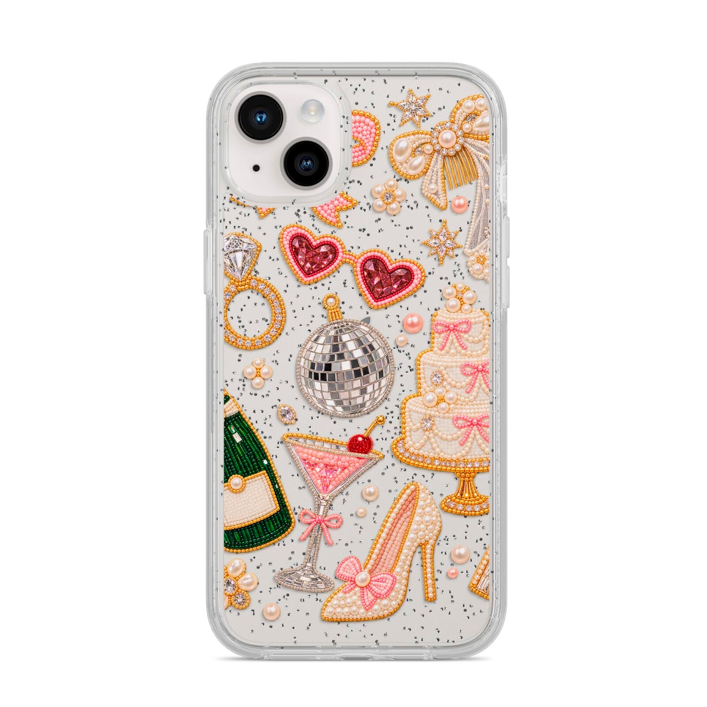 Bridal Afterparty iPhone 14 Plus Glitter Tough Case Starlight