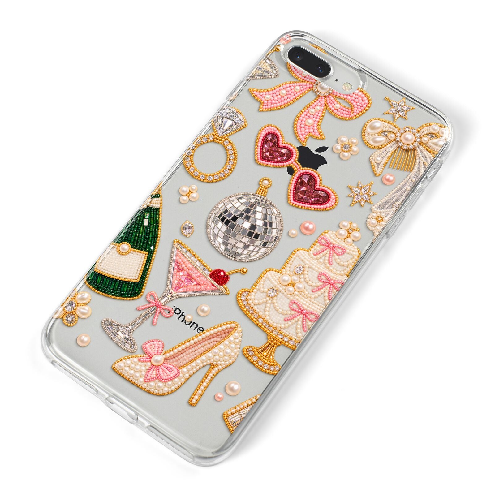 Bridal Afterparty iPhone 8 Plus Bumper Case on Silver iPhone Alternative Image