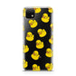 Bright Yellow Rubber Duck Pattern Huawei Enjoy 20 Phone Case