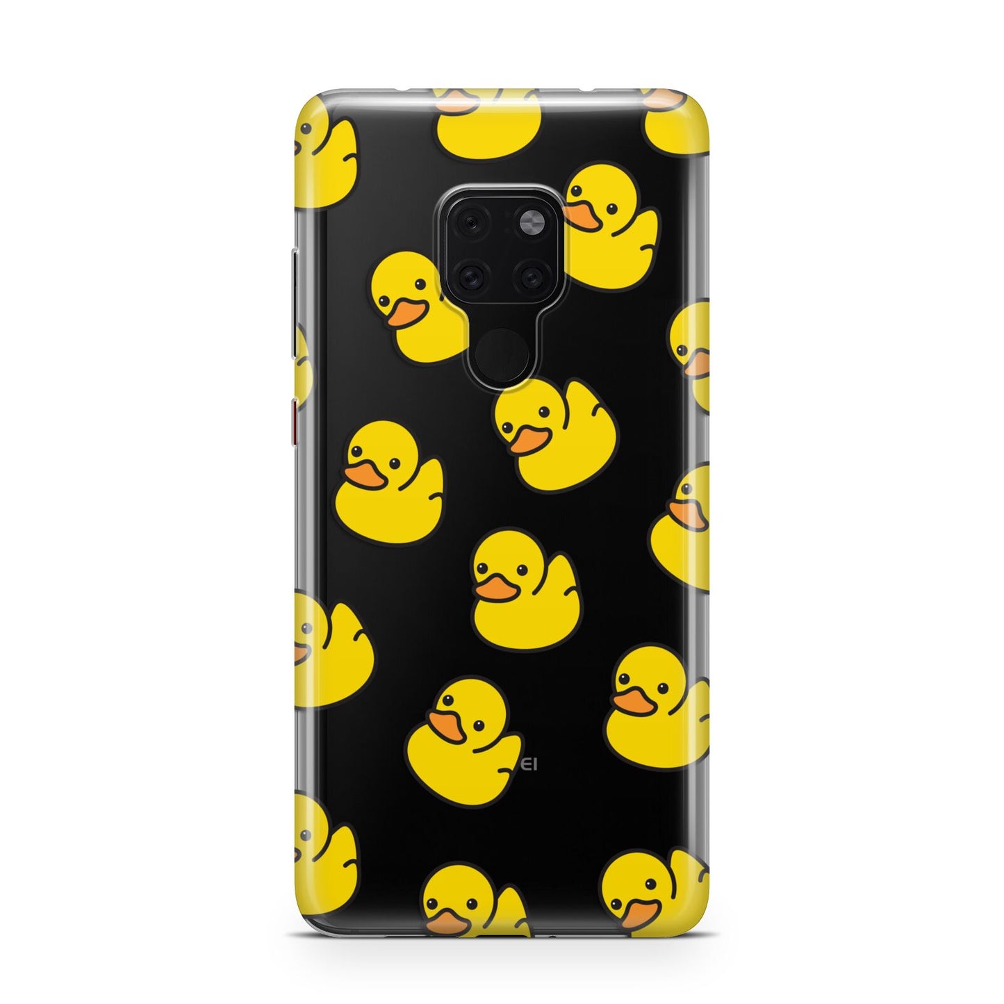 Bright Yellow Rubber Duck Pattern Huawei Mate 20 Phone Case