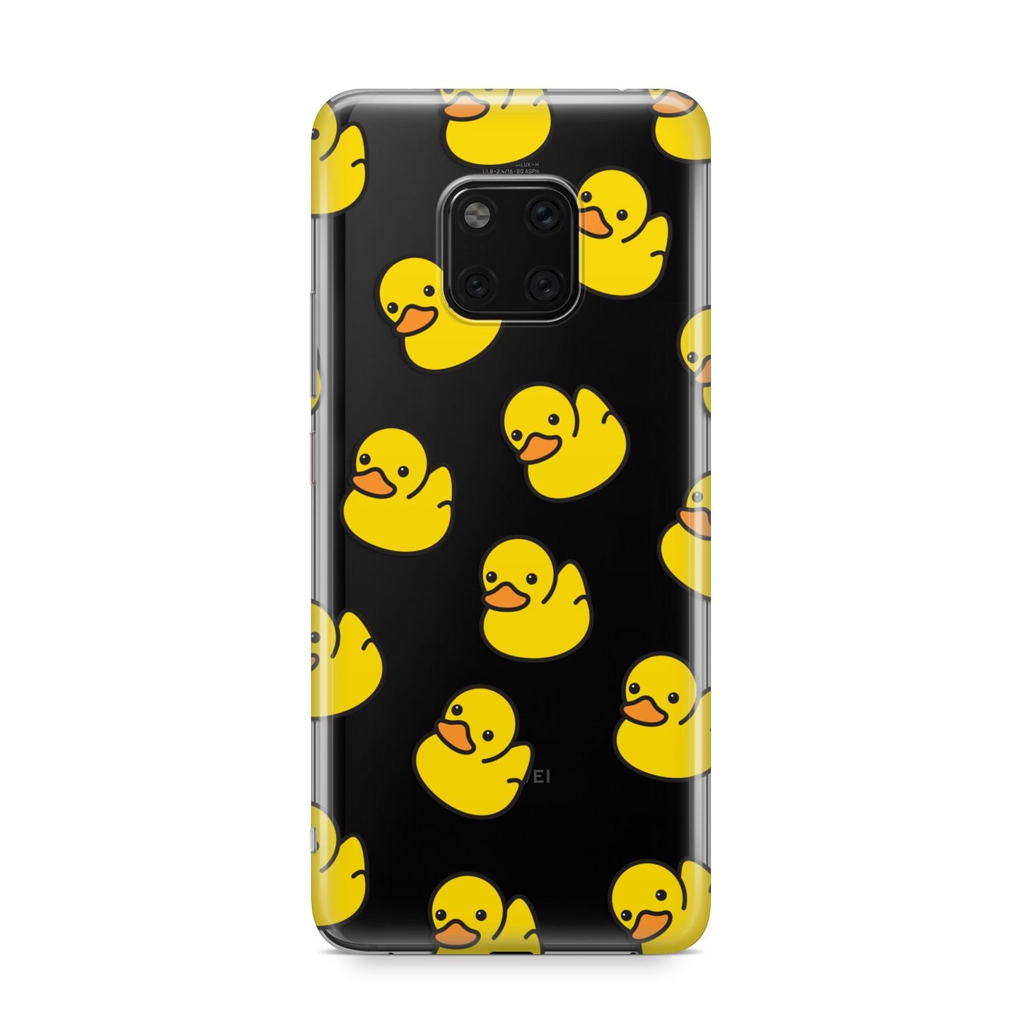 Bright Yellow Rubber Duck Pattern Huawei Mate 20 Pro Phone Case