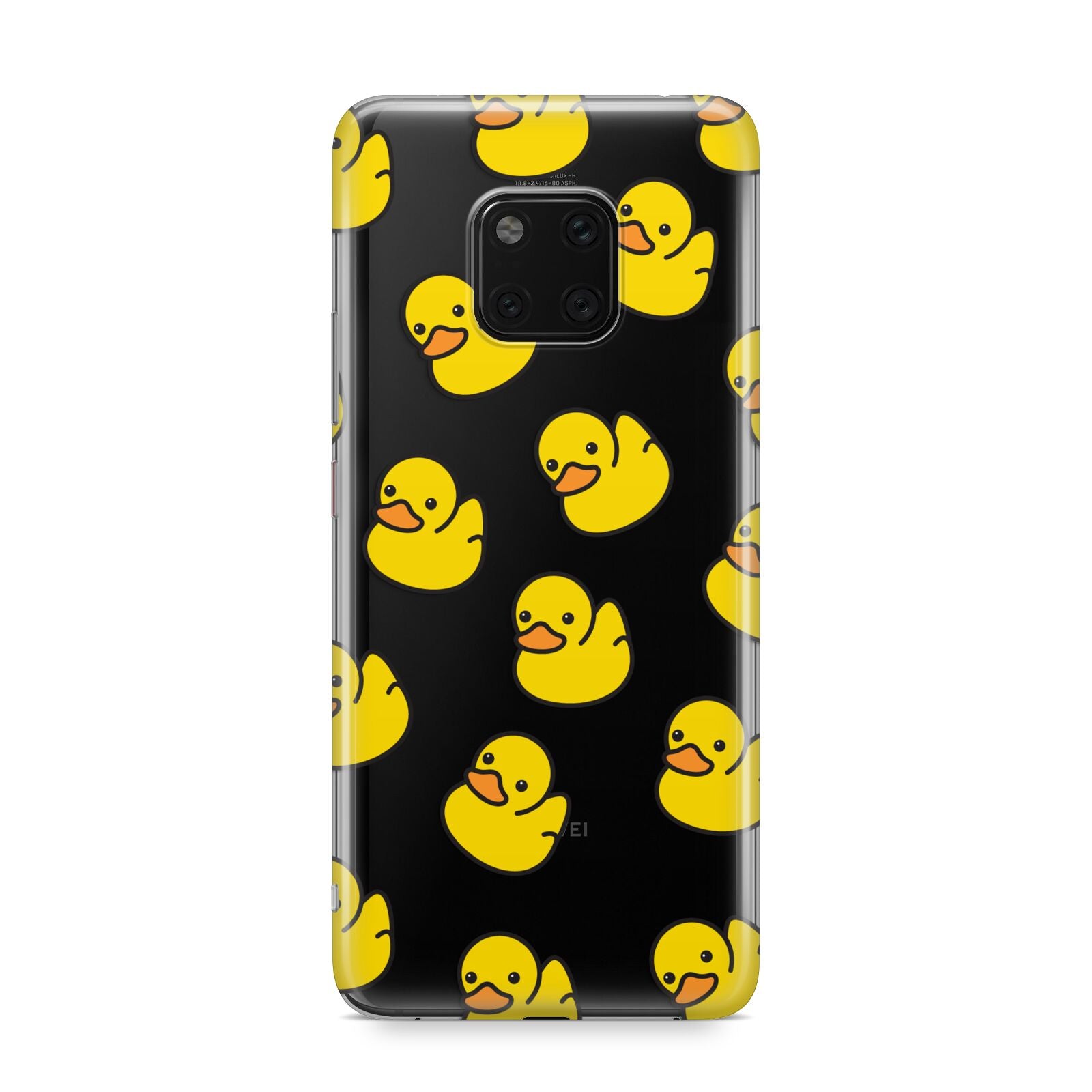 Bright Yellow Rubber Duck Pattern Huawei Mate 20 Pro Phone Case