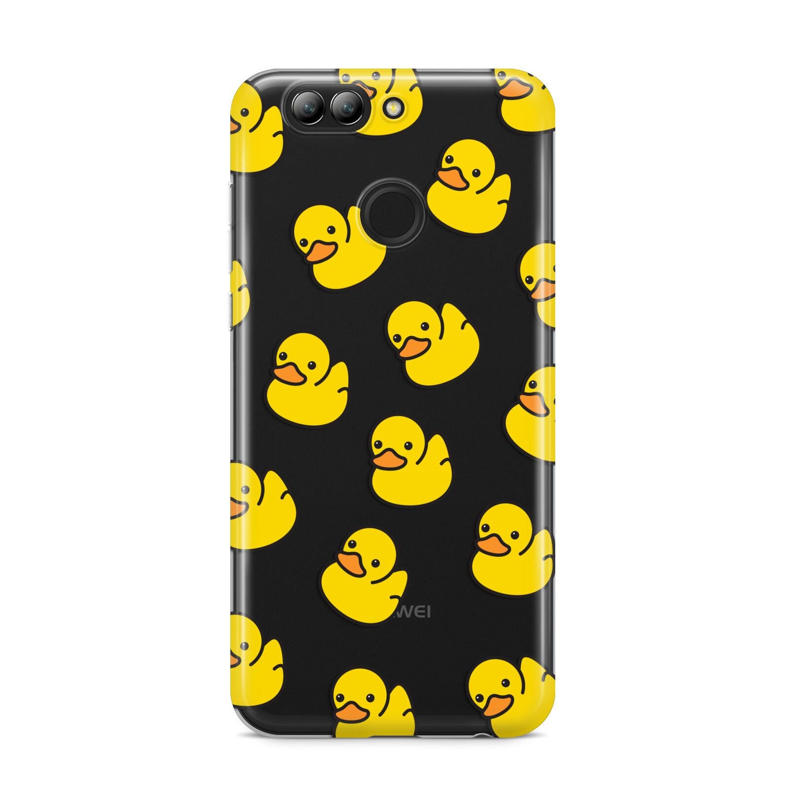 Bright Yellow Rubber Duck Pattern Huawei Nova 2s Phone Case