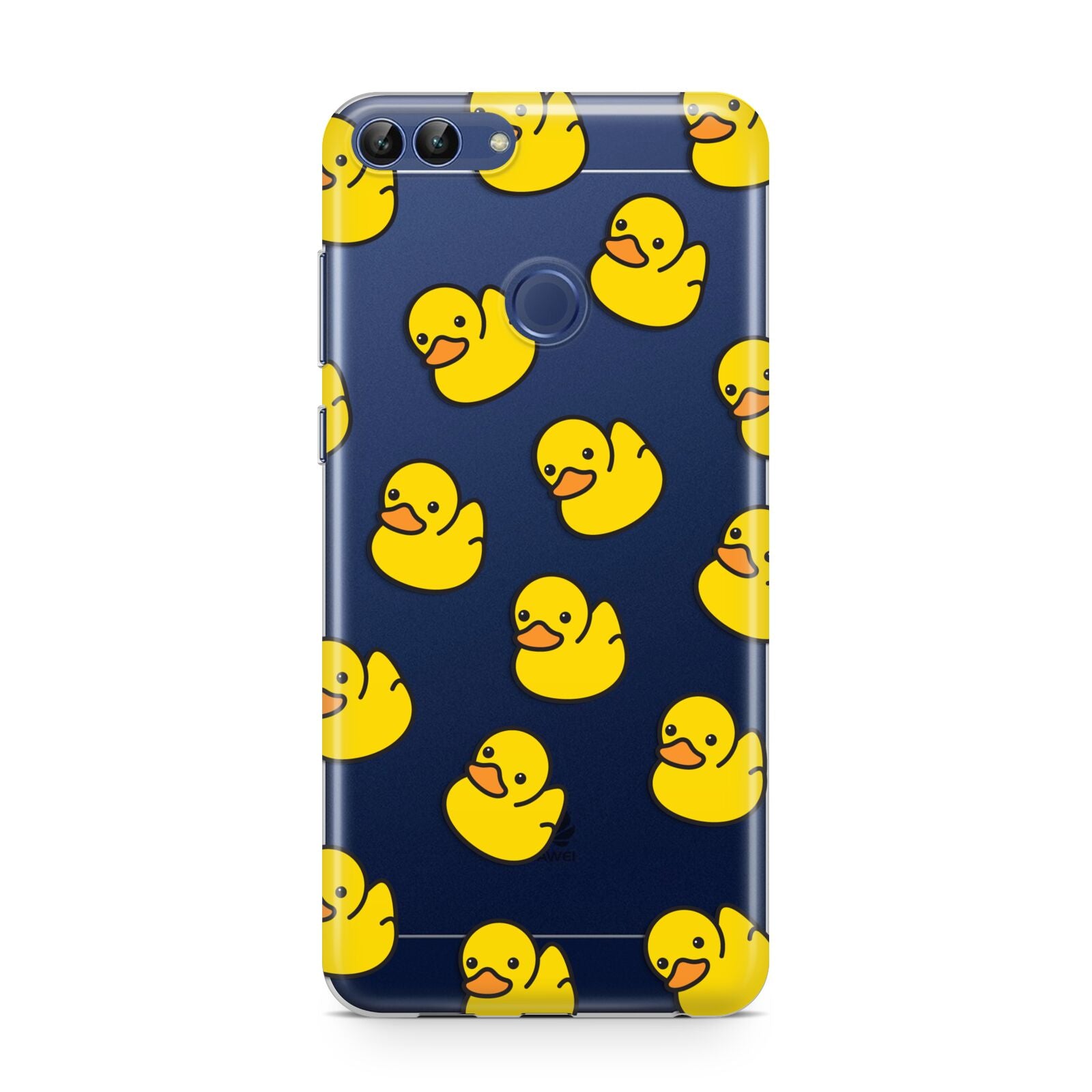 Bright Yellow Rubber Duck Pattern Huawei P Smart Case