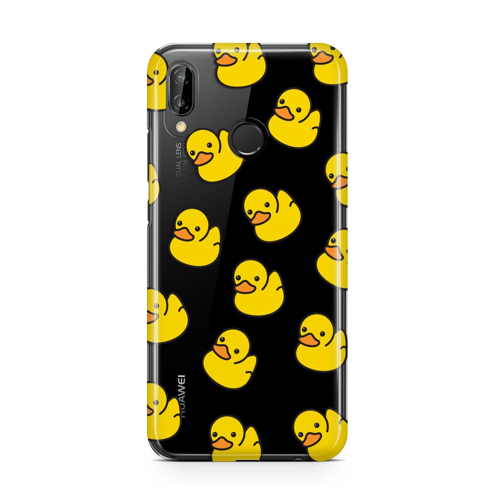 Bright Yellow Rubber Duck Pattern Huawei P20 Lite Phone Case
