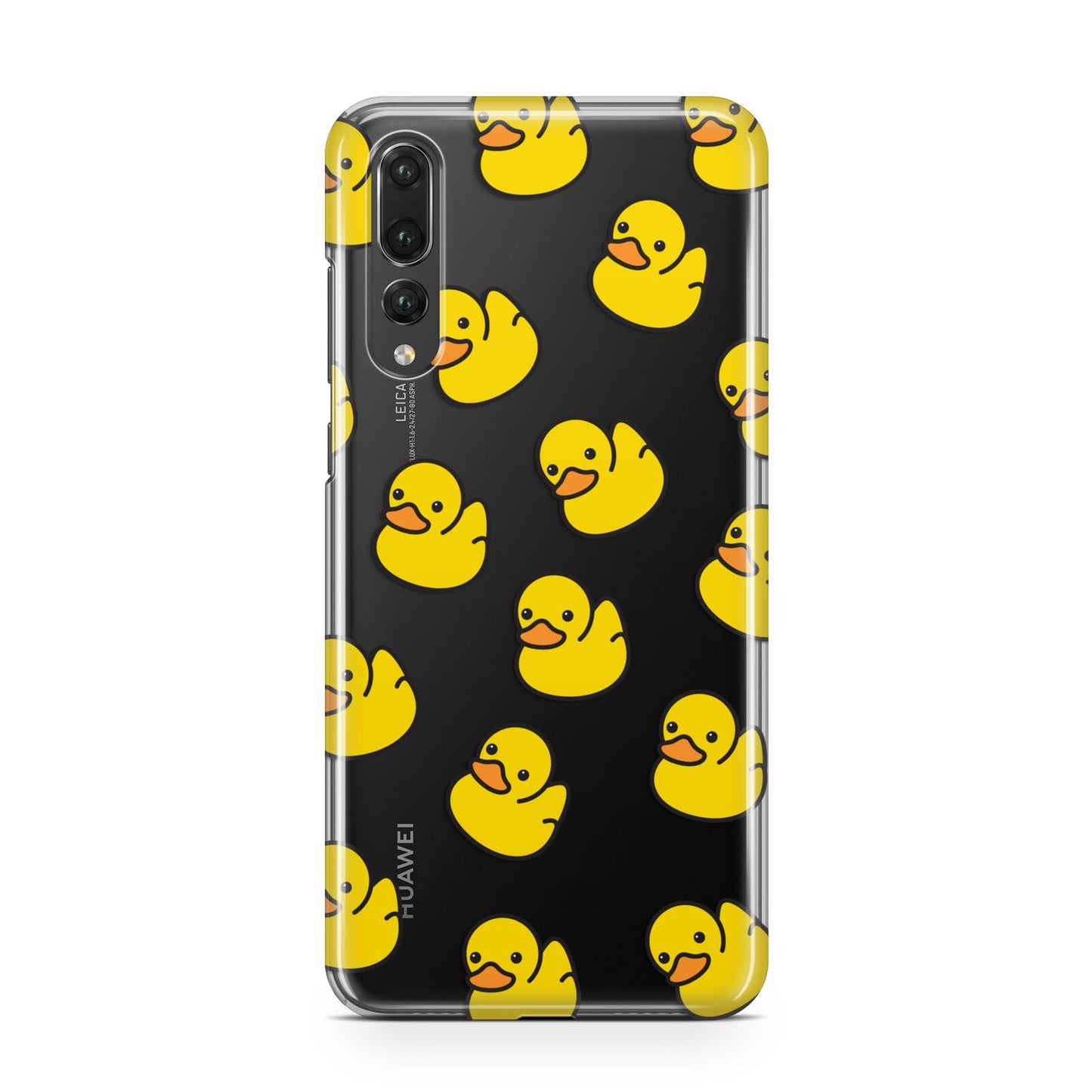 Bright Yellow Rubber Duck Pattern Huawei P20 Pro Phone Case