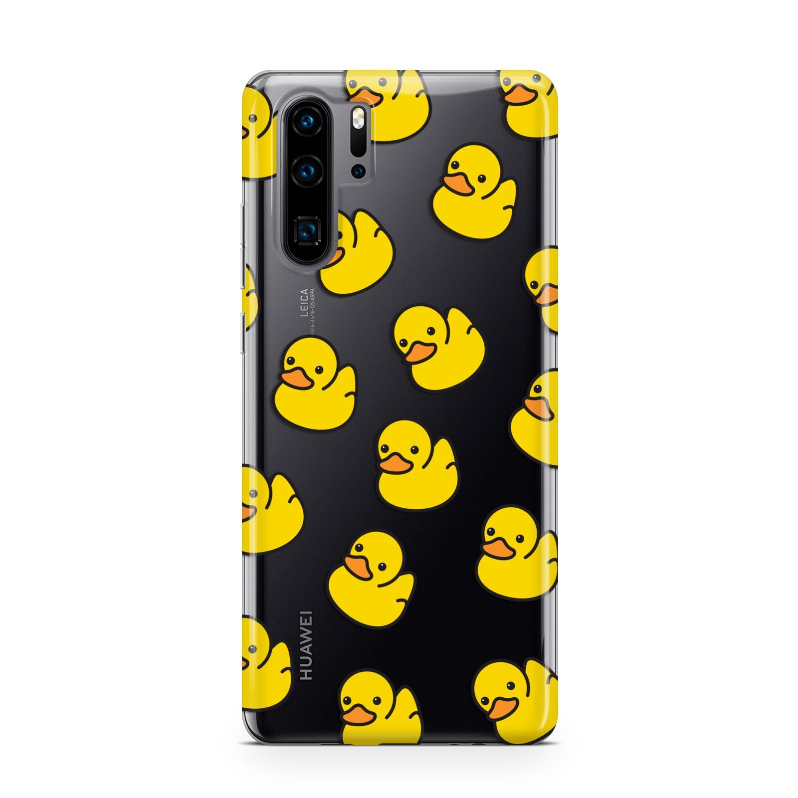 Bright Yellow Rubber Duck Pattern Huawei P30 Pro Phone Case