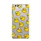 Bright Yellow Rubber Duck Pattern Huawei P9 Case