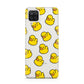 Bright Yellow Rubber Duck Pattern Samsung A12 Case