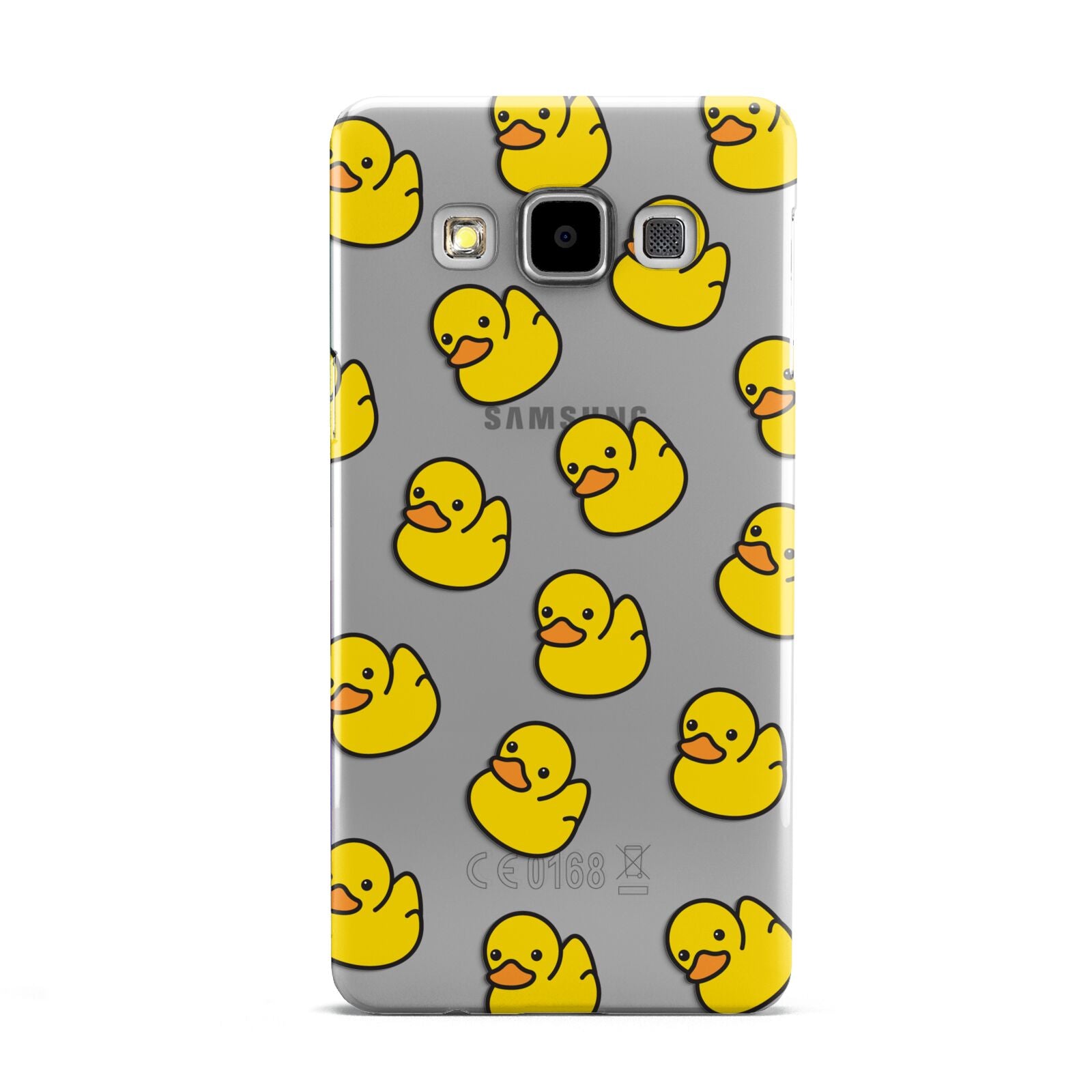 Bright Yellow Rubber Duck Pattern Samsung Galaxy A5 Case