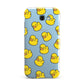 Bright Yellow Rubber Duck Pattern Samsung Galaxy A7 2017 Case