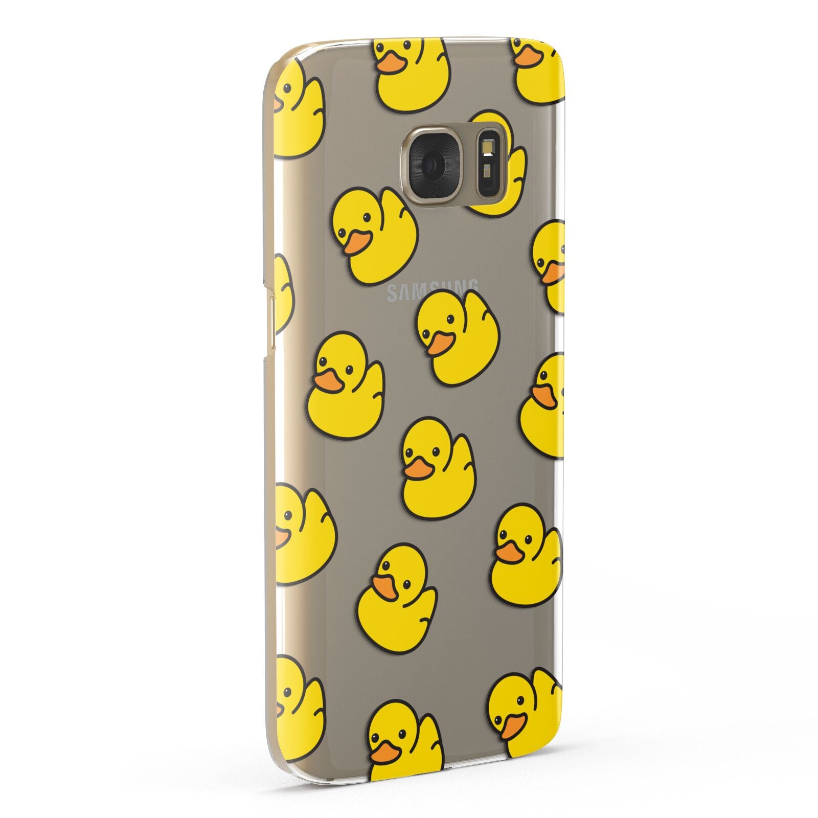 Bright Yellow Rubber Duck Pattern Samsung Galaxy Case Fourty Five Degrees