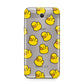 Bright Yellow Rubber Duck Pattern Samsung Galaxy J7 2017 Case