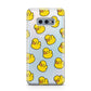 Bright Yellow Rubber Duck Pattern Samsung Galaxy S10E Case