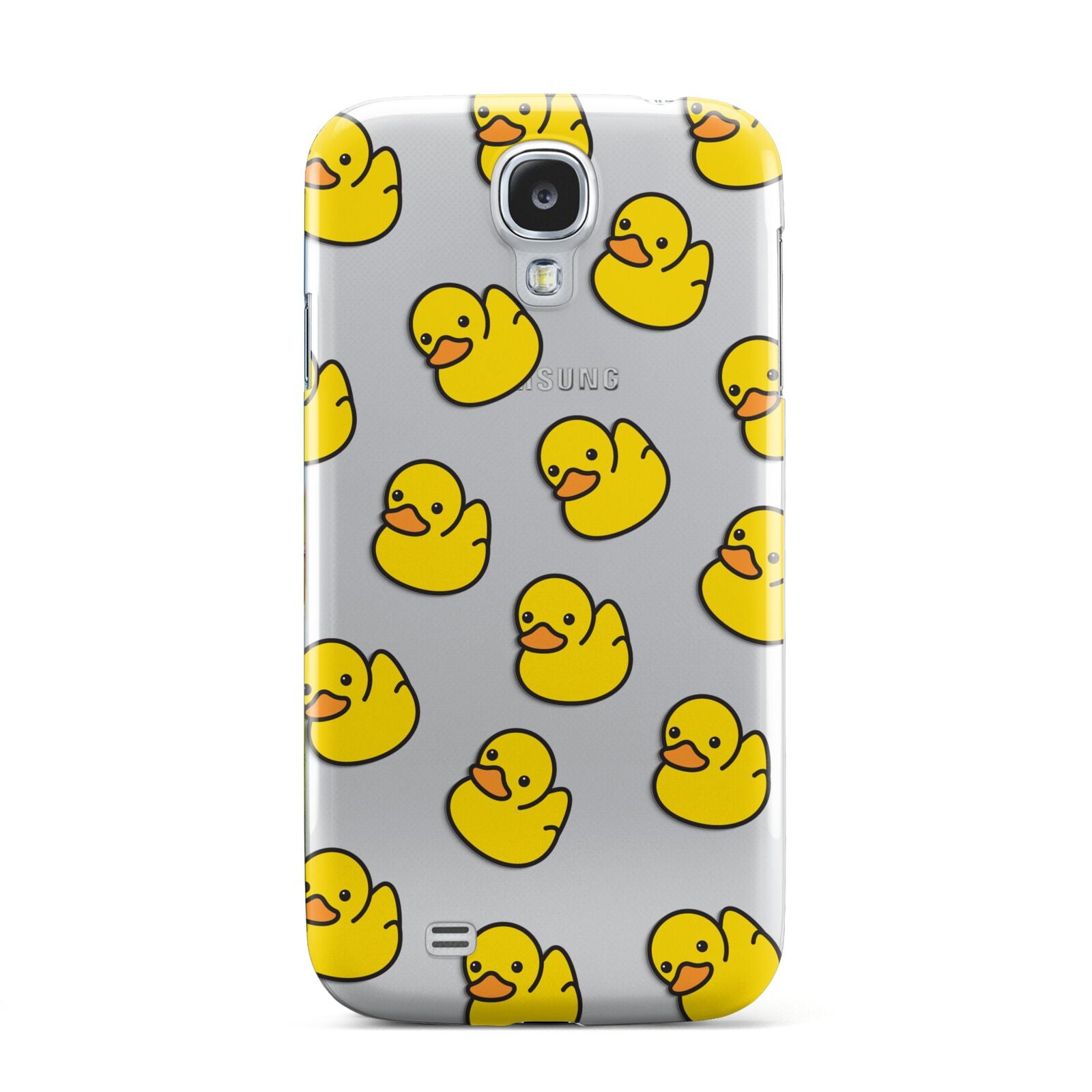 Bright Yellow Rubber Duck Pattern Samsung Galaxy S4 Case