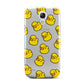 Bright Yellow Rubber Duck Pattern Samsung Galaxy S4 Mini Case