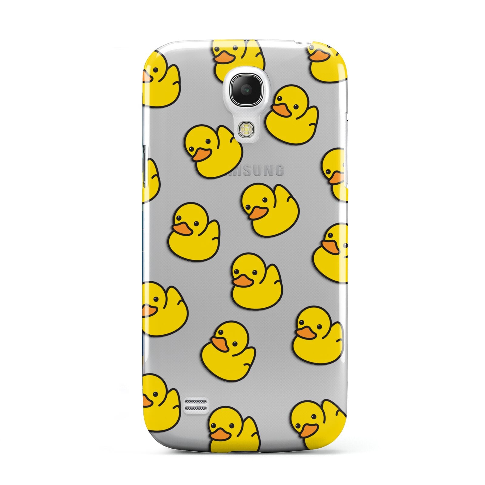 Bright Yellow Rubber Duck Pattern Samsung Galaxy S4 Mini Case