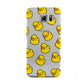 Bright Yellow Rubber Duck Pattern Samsung Galaxy S6 Case