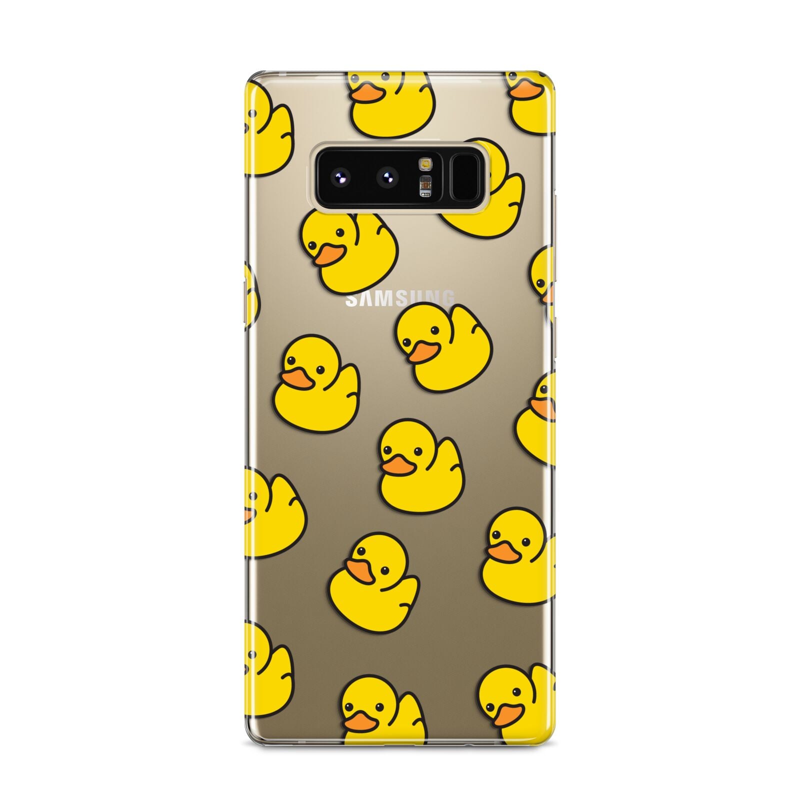 Bright Yellow Rubber Duck Pattern Samsung Galaxy S8 Case