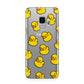 Bright Yellow Rubber Duck Pattern Samsung Galaxy S9 Case