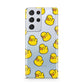Bright Yellow Rubber Duck Pattern Samsung S21 Ultra Case