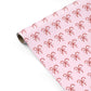 Candy Cane Bow Personalised Gift Wrap