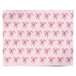 Candy Cane Bow Personalised Wrapping Paper Alternative