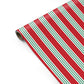 Candy Cane Stripe Christmas Personalised Gift Wrap