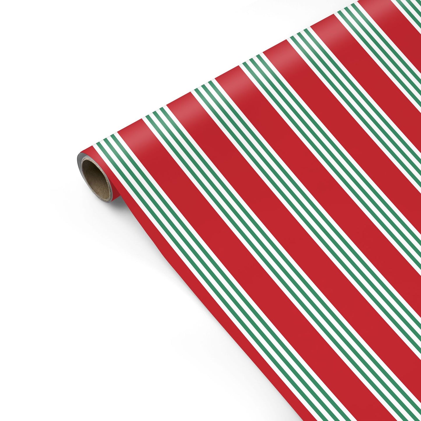 Candy Cane Stripe Christmas Personalised Gift Wrap