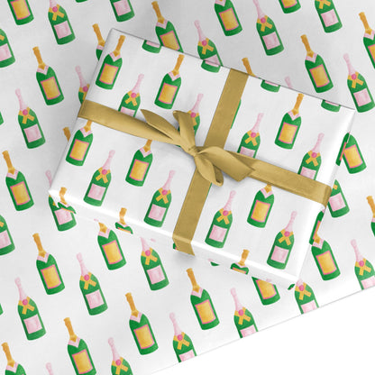 Champagne Celebration Custom Wrapping Paper