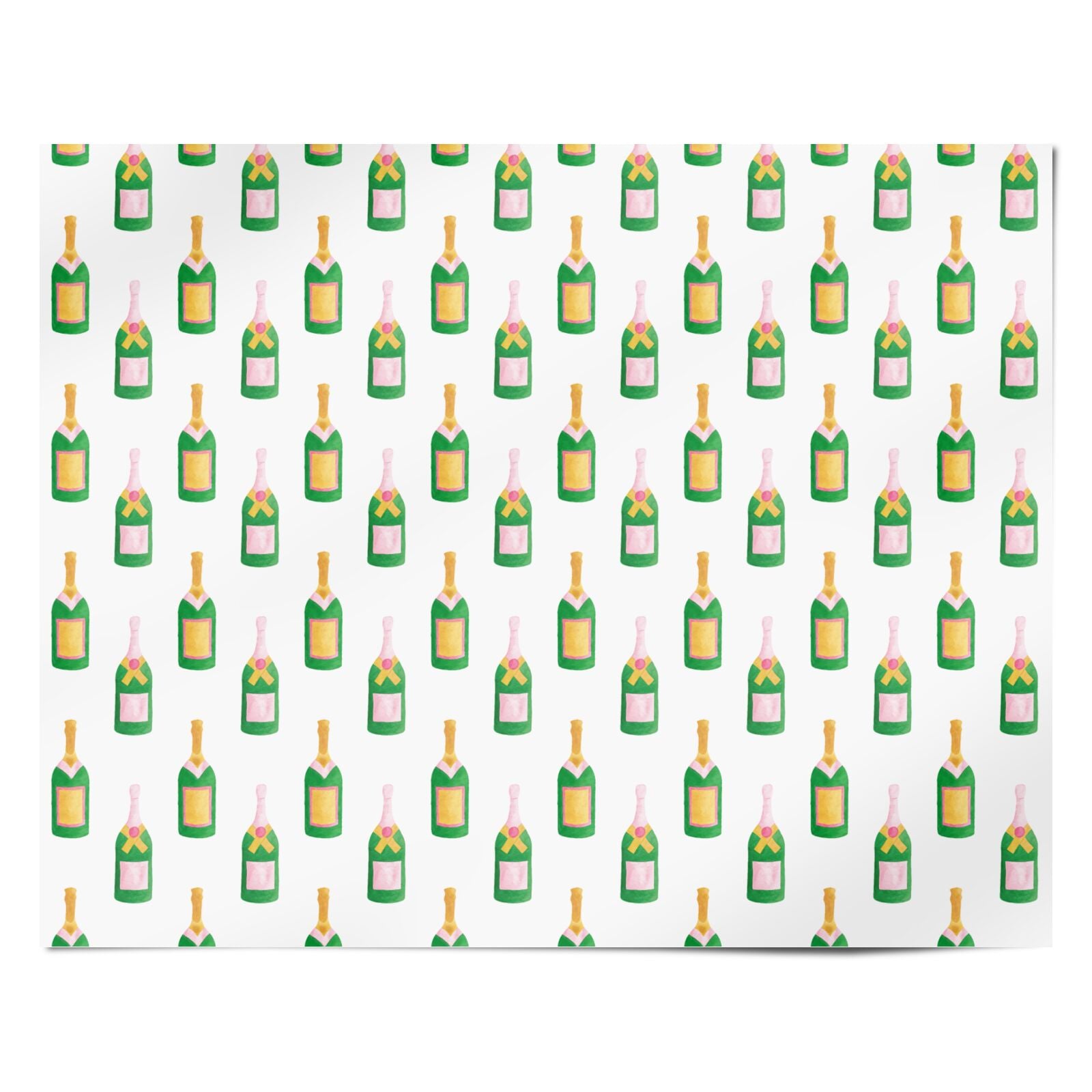 Champagne Celebration Personalised Wrapping Paper Alternative