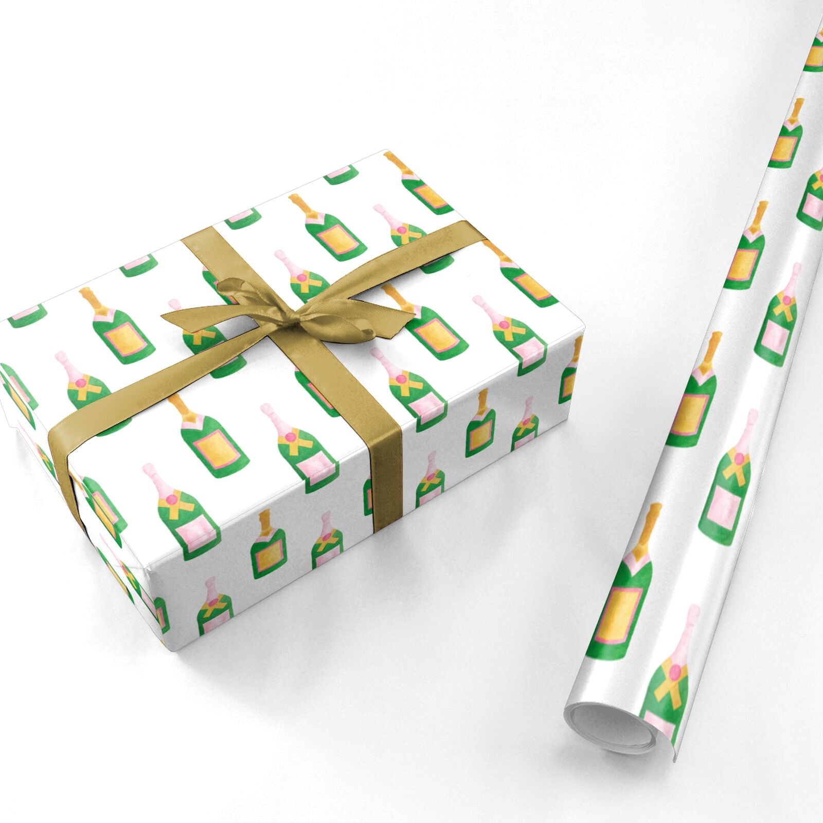 Champagne Celebration Personalised Wrapping Paper