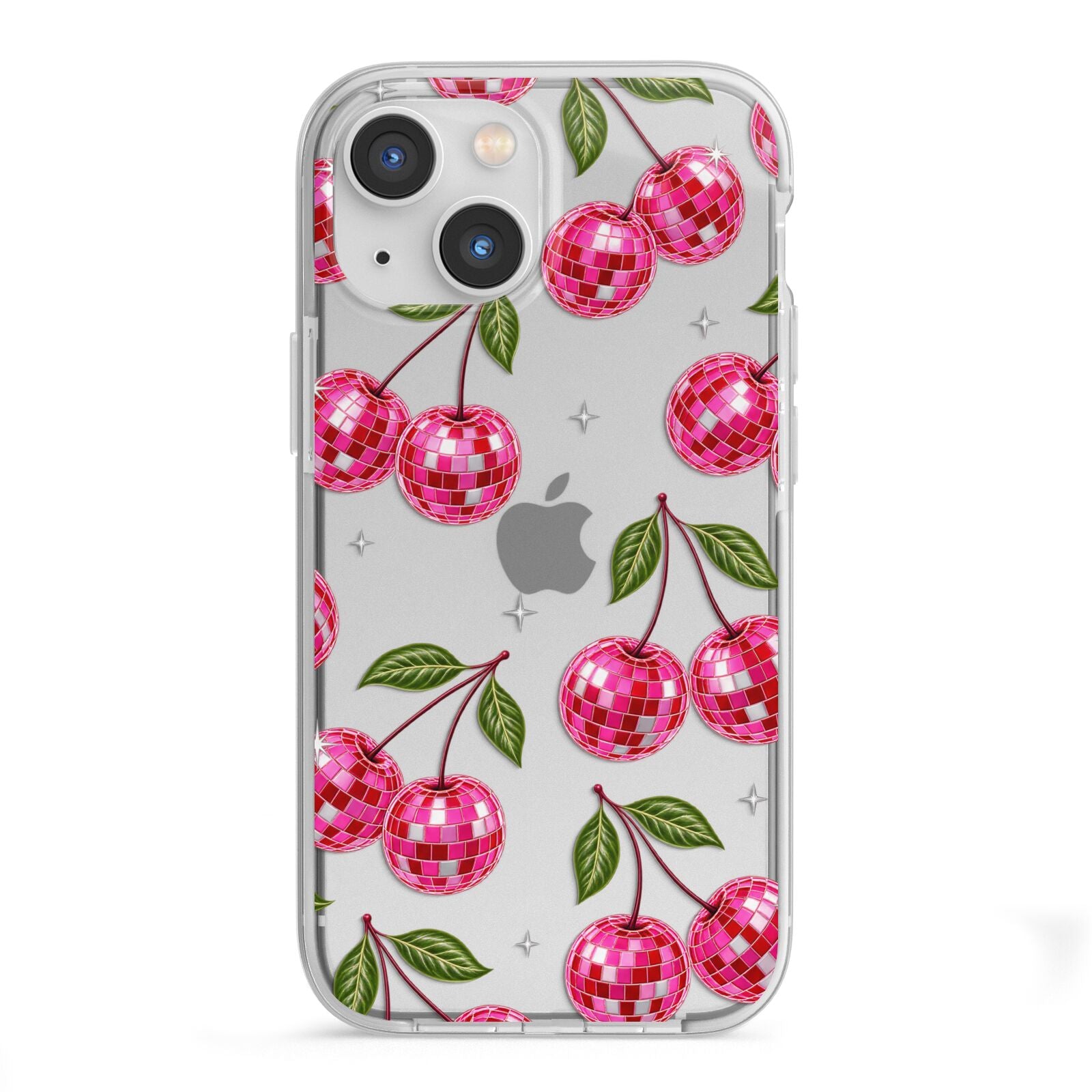 Cherry Afterparty iPhone 13 Mini TPU Impact Case with White Edges