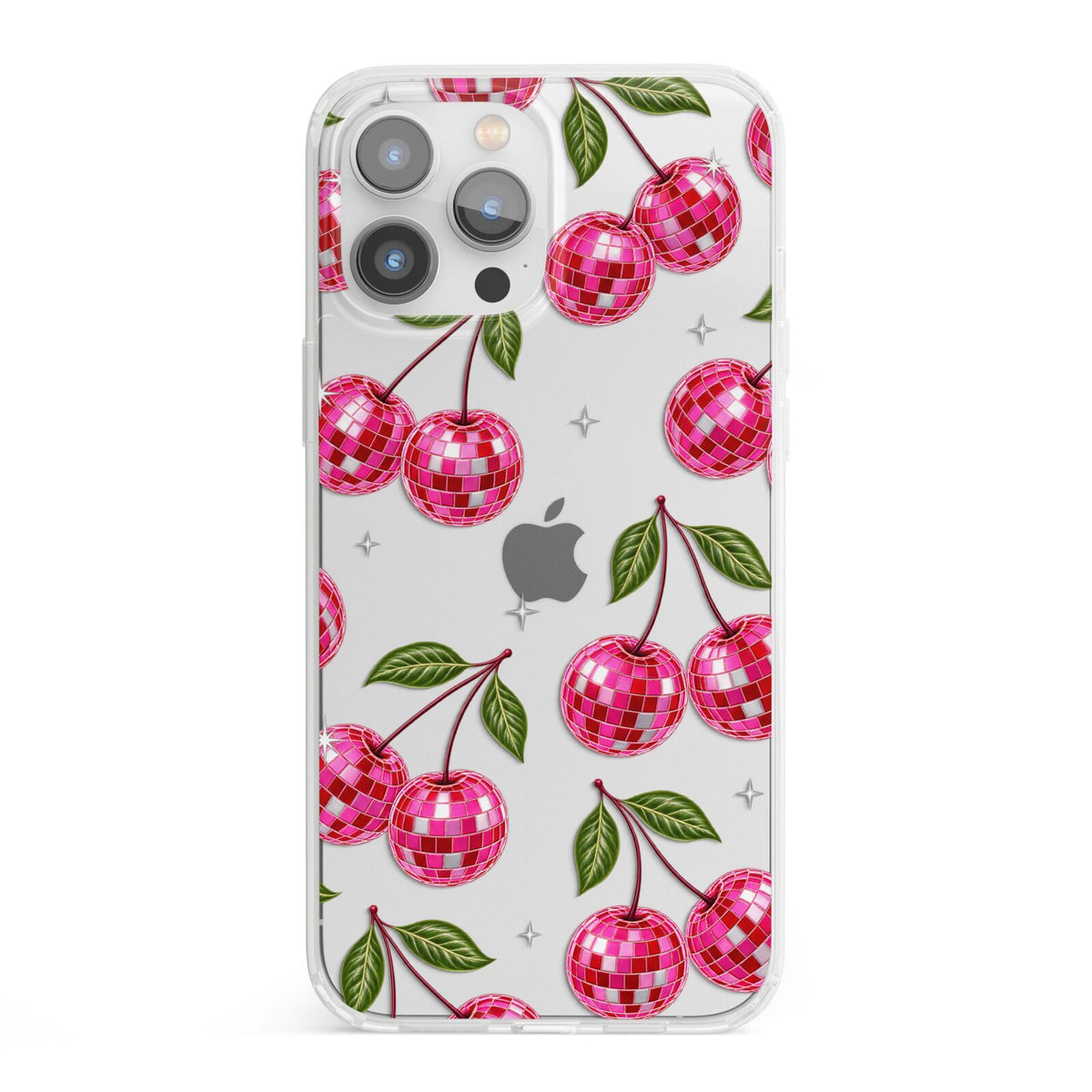 Cherry Afterparty iPhone 13 Pro Max Clear Bumper Case
