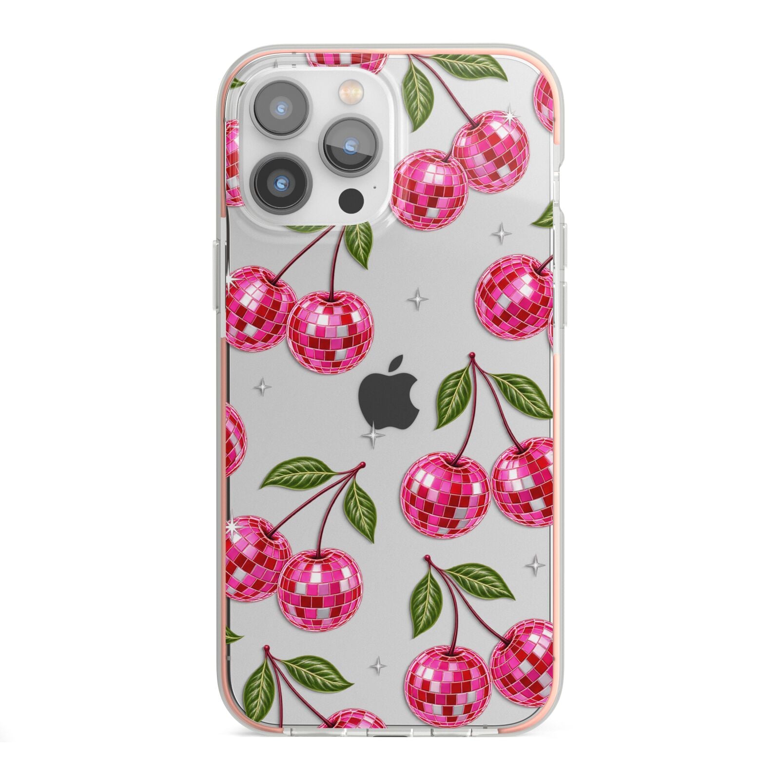 Cherry Afterparty iPhone 13 Pro Max TPU Impact Case with Pink Edges
