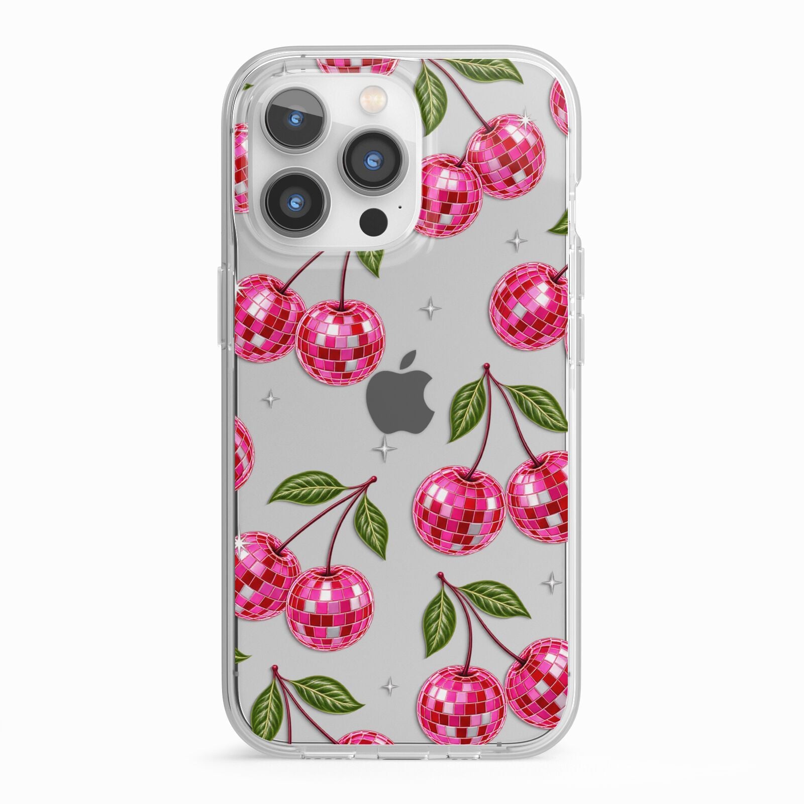 Cherry Afterparty iPhone 13 Pro TPU Impact Case with White Edges