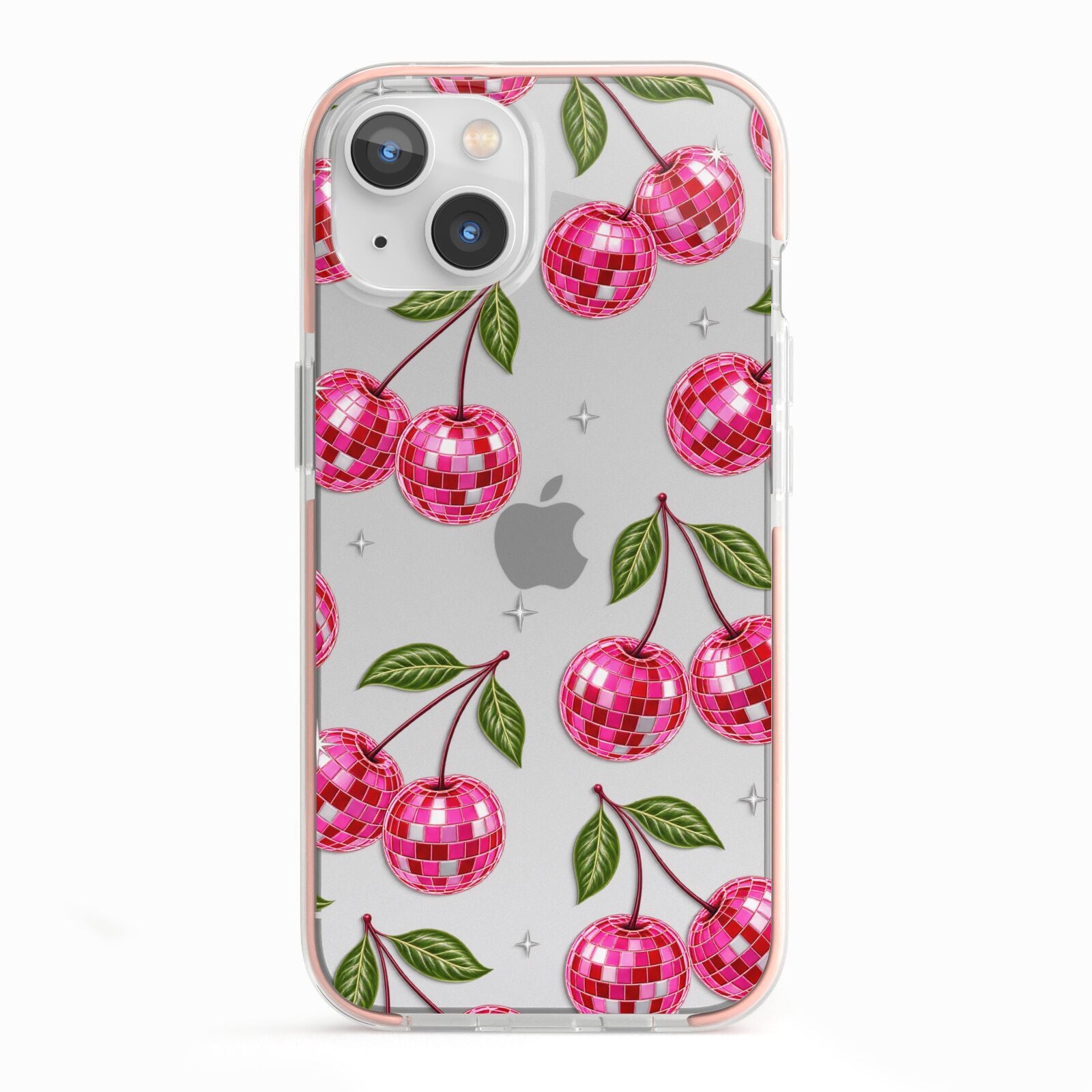 Cherry Afterparty iPhone 13 TPU Impact Case with Pink Edges