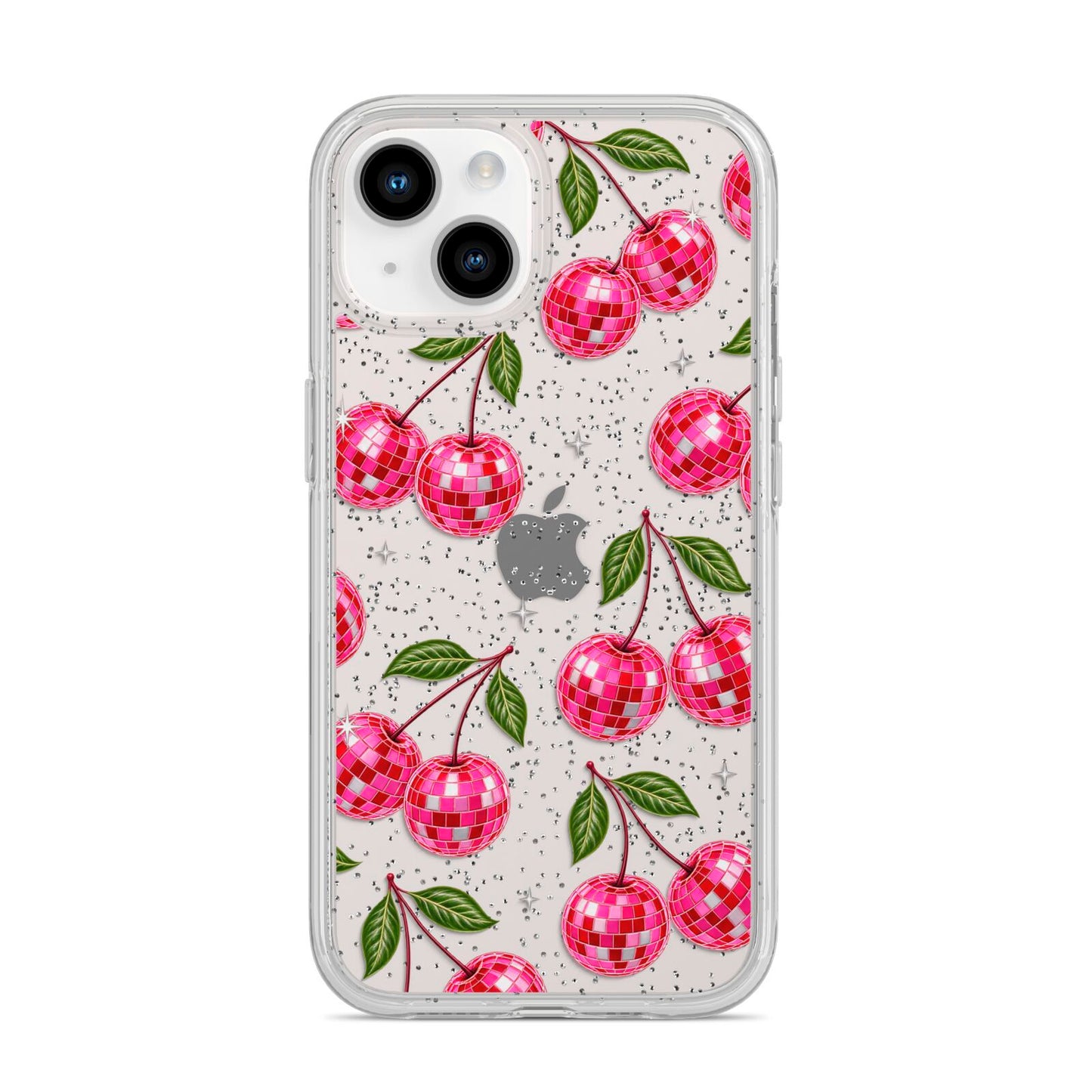 Cherry Afterparty iPhone 14 Glitter Tough Case Starlight