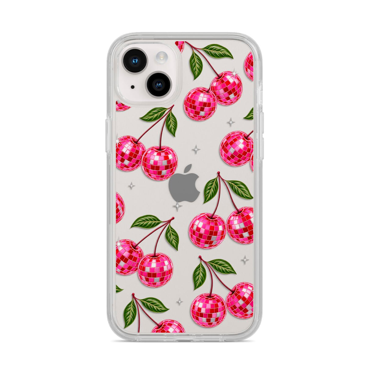 Cherry Afterparty iPhone 14 Plus Clear Tough Case Starlight